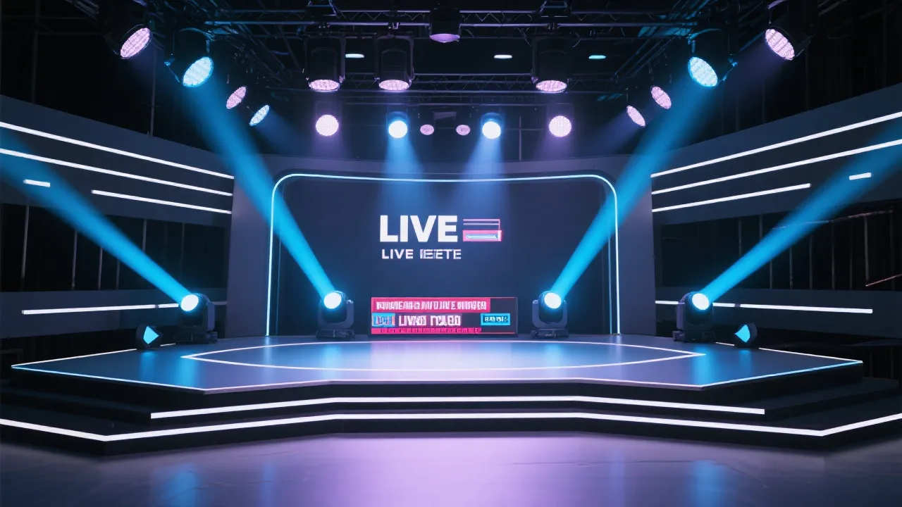 直播演播室示意图